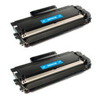  Brother TN450 TN-450 450 Black Compatible Laser Printer Toner 2 Cartridge per Combo 