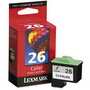  Lexmark 10N0026 Lexmark #26 Tri-Color Printer Ink Cartridge 