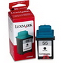  Lexmark 16G0055 Lexmark #55 Black High-Yield, High-Resolution Printer Ink Cartridge 