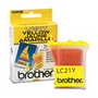  Brother LC21Y LC-21Y Genuine Original Yellow Ink Cartridge 