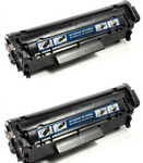  Canon 104 0263B001A C104 Compatible Black Laser Toner 2 Cartridge per Combo 