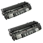  HP Hewlett Packard 5949A 49A Black Compatible Black Laser Toner 2 Cartridge per Combo 
