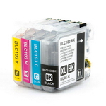  Brother LC103 LC 103 Black Cyan Magenta Yellow Compatible High Yield Ink Cartridge Combo 