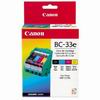  Canon BC-33e BC33e Genuine Original Color Ink Cartridge 