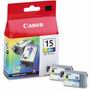  Canon BCI-15CLR BCI15CLR Genuine Original Color Ink Cartridge 